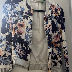 Townsen floral bomber jacket